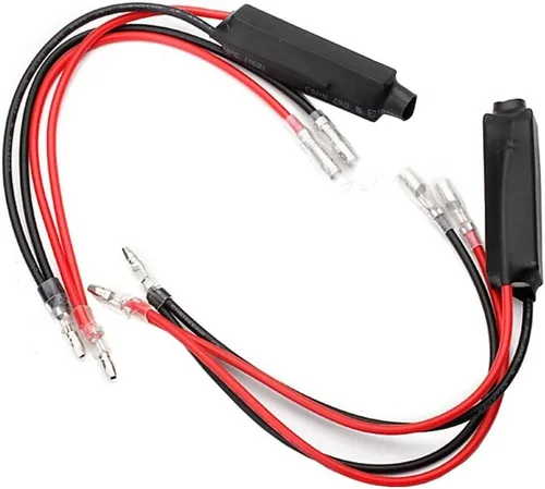Vista 2 de ESUPPORT 2 x Resistencia de carga LED para señal de giro de motocicleta universal de 12V, solución para intermitentes parpadeantes y errores