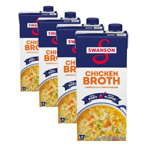 Vista 10 de SWANSON S Caldo de pollo 100% natural, cartón de 32 onzas