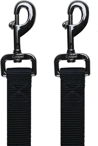 Vista 3 de Correa corta de alta calidad para perros de 12 pulgadas con nailon resistente y cómodo mango acolchado para perros gigantes de razas grandes