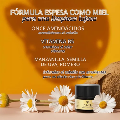 Vista 3 de PHILIP B. Champú Imperial Ámbar Ruso, 3 oz