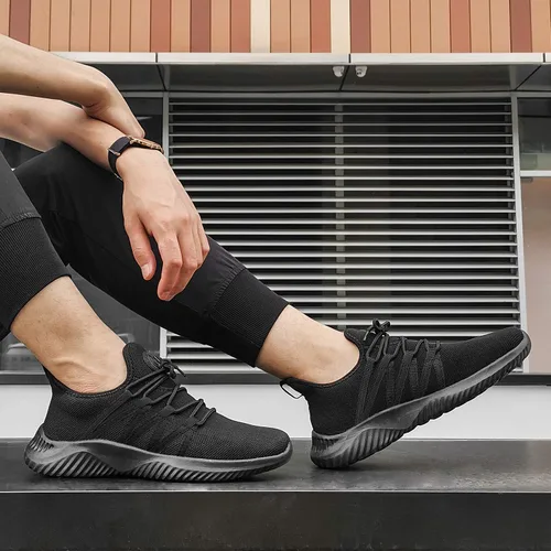 Vista 6 de Feethit - Tenis de correr transpirables, ligeros, cómodos y antideslizantes para hombre
