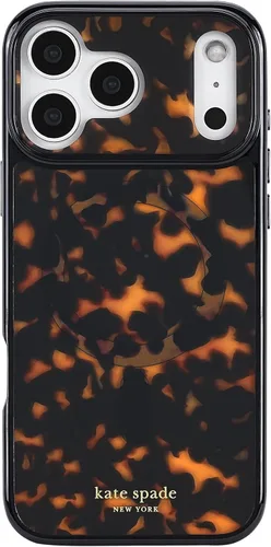 Vista 18 de Kate Spade New York Funda para iPhone 17 Pro Max, compatible con MagSafe, funda de diseño para teléfono, diseño de gemas azules de cama de flores