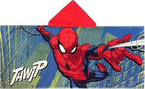 Vista 3 de Jay Franco - Toalla con gorro para niños Multi - Spiderman
