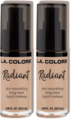 Vista 8 de L.A. COLORS Maquillaje Líquido Radiante, Beige CLM388
