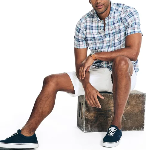 Vista 4 de Nautica Camisa de manga corta a cuadros para hombre