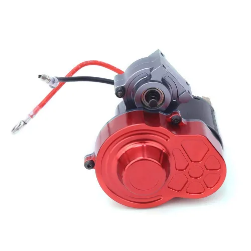 Vista 2 de Drfeify RC Metal completo con motor 540 55T piezas de actualización compatibles con SCX 1/10 RC Car