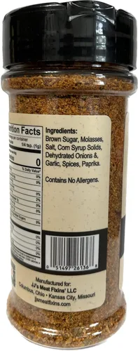 Vista 3 de JJ's Meat Fixins Original - Mezcla multiusos de peso neto, 5 onzas (5.01 oz), botella de 8 onzas líquidas