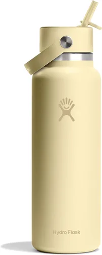 Vista 20 de Hydro Flask de boca ancha con tapa Flex de pajita de 24 onzas Agave