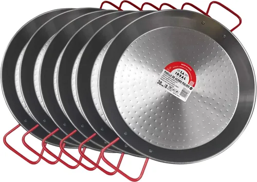 Vista 12 de Garcima Sartén para paella de acero al carbono, 10 pulgadas, 26cm
