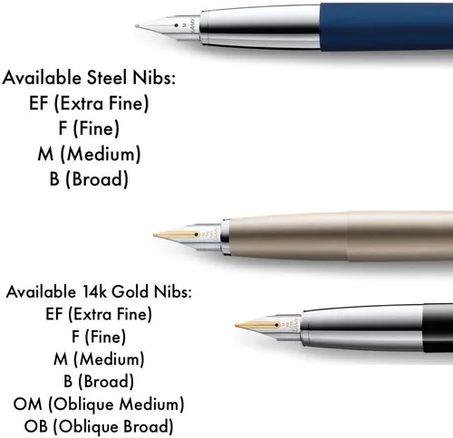 Vista 3 de LAMY studio Z27 Lx - Pluma estilográfica de punta media con convertidor Z27 Lx, color negro