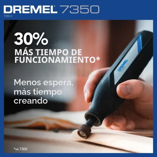 Vista 8 de Dremel 7350-5 4V Cordless Rotary Tool Kit with USB-C Rechargeable Battery
