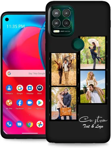 Vista 18 de Funda personalizada para Motorola Moto G Stylus 5G con nombre de foto y texto – GStylus 5G personalizada para teléfono móvil/smartphone/teléfono