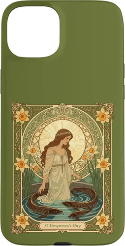 Vista 9 de Dwynwen's Well and Sacred Fish Case for iPhone 17
