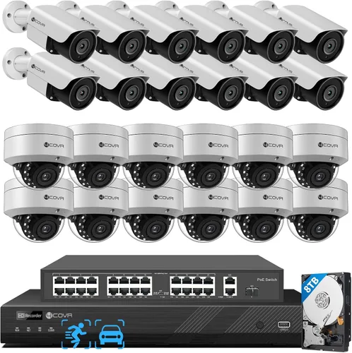 Vista 11 de 4COVR 16 Channel Security Camera System PoE for Business, LYH54A5M1608-1