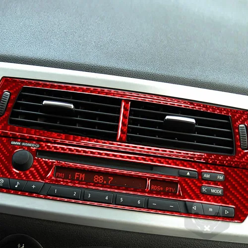 Vista 6 de Panel de radio de ventilación central compatible con BMW Z4 E85 2003-2008, 8