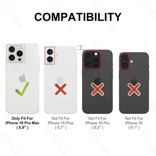 Vista 401 de HOOMIL Funda para iPhone 7 Plus/iPhone 8 Plus de 5.5 Pulgadas, sin amarillamiento, protección contra caídas, cubierta trasera dura transparente