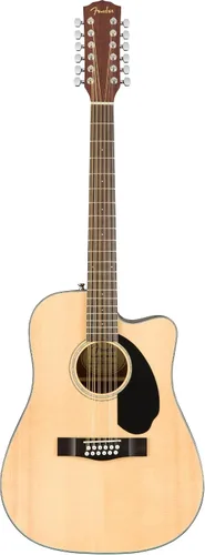 Vista 11 de Fender CC-60SCE Concert Cutaway - Guitarra acústica con 2 años de garantía, color negro