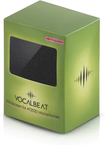 Vista 7 de Esponja para micrófonos AT2020 de Vocalbeat – El Filtro pop perfecto para tu micrófono de Audio Technica – Fabricado con esponja de calidad que