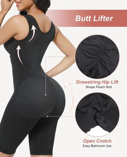 Vista 4 de FeelinGirl Fajas Colombianas Moldeadoras BBL para mujer Control de abdomen Etapa 2 Poscirugía Prenda de compresión