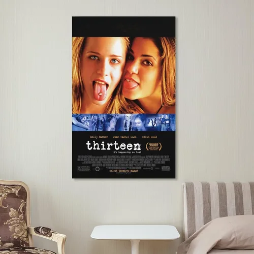 Vista 7 de Póster de 13 películas, arte de pared de los años 90, decoración estética para dormitorio, póster de impresiones de pintura decorativa, lienzo