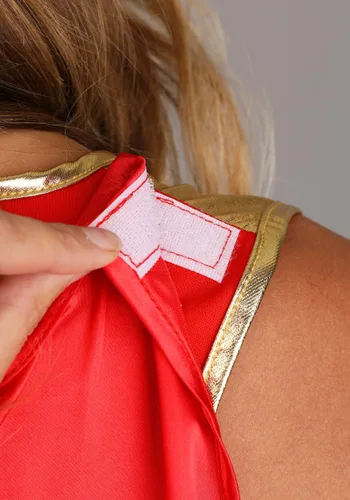 Vista 5 de Disfraz de Mujer Maravilla con Capa para Mujer Multicolor