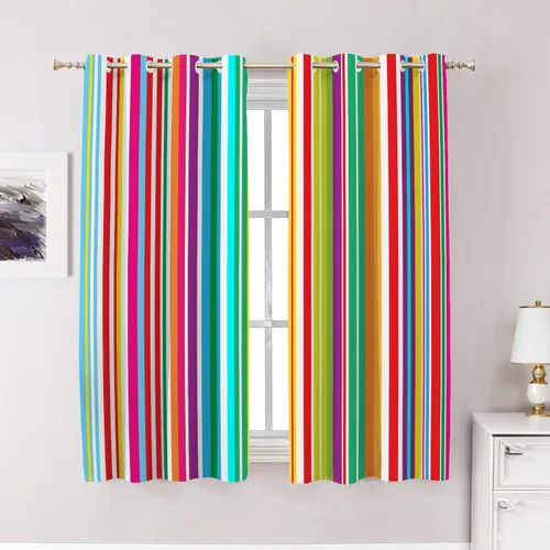Vista 95 de Cortinas de cocina de hojas de arce otoñales para ventanas, hojas verdes y rojas sobre cenefas opacas negras, tratamientos de ventana de poliéster