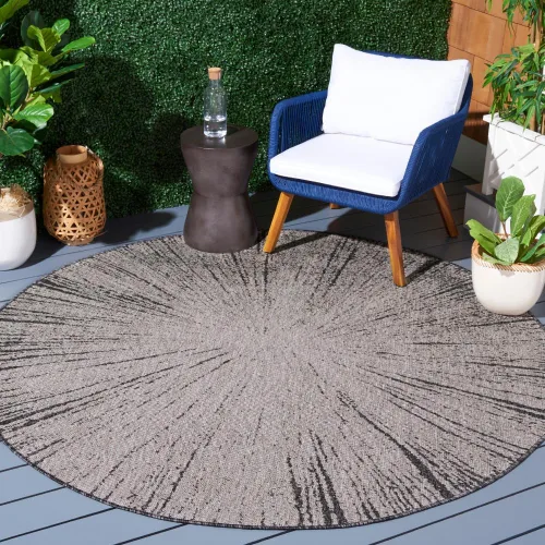 Vista 36 de Safavieh Courtyard Collection CY8893 - Alfombra decorativa para interiores y exteriores, no desprende pelusa, fácil de limpiar, 2 x 3 pies 7 beige