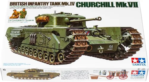 Vista 8 de Tamiya America, Inc 1/35 British Churchill MKVII Tanque, TAM35210
