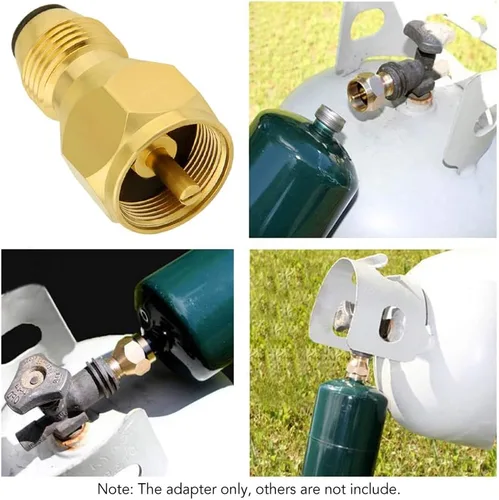 Vista 3 de Joywayus Adaptador de repuesto para tanque de propano de 1 libra, acoplador