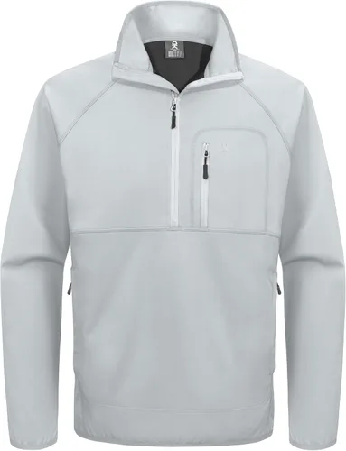 Vista 7 de Little Donkey Andy Chaqueta de golf con cremallera corta para hombre Negro