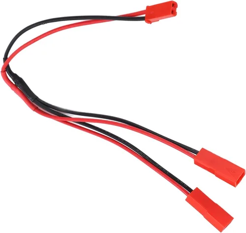 Vista 8 de Dilwe Cable de conector de enchufe RC JST, portátil JST macho hembra Y Cable 1 hembra a 2 macho adaptador paralelo cable cable para RC coche avión