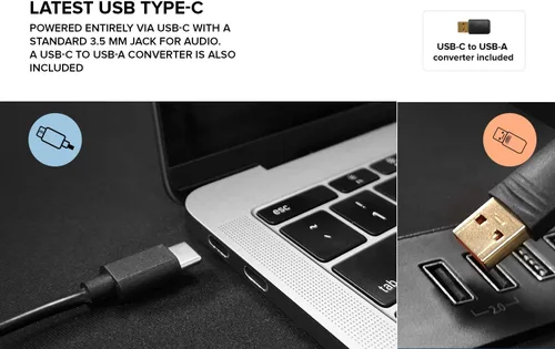Vista 2 de Creative Pebble V2, 2.0 Altavoces estéreo de escritorio USB para PC