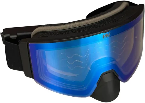Vista 4 de HeatWave Gafas de nieve con calefacción, batería eléctrica para actividades invernales, lente antiniebla doble para moto de nieve, esquí, snowboard
