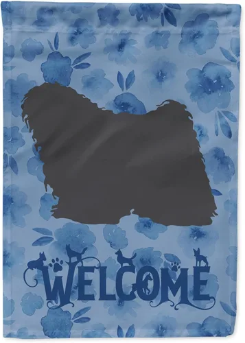 Vista 10 de Caroline's Treasures CK6175GF Affenpinscher - Bandera de bienvenida