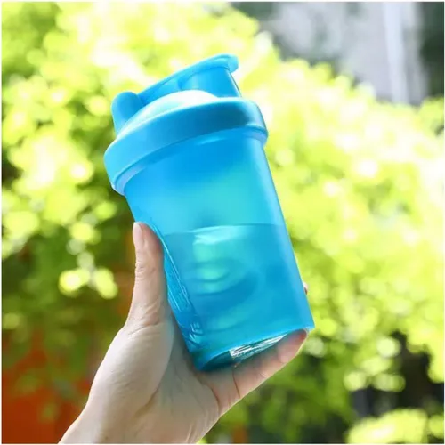 Vista 10 de CHNLML Botella Agitadora de Proteínas 400ML/16Oz con Bola Agitadora para Batido de Proteínas, Botella Agitadora con Bola Mezcladora, A Prueba