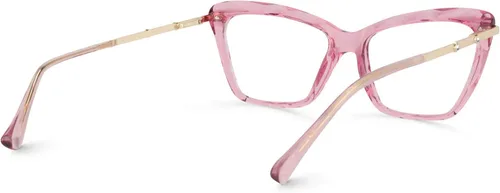Vista 7 de Zeelool Juliet VFP0270 - Lentes de bloqueo de luz azul ojo de gato de cristal para mujer