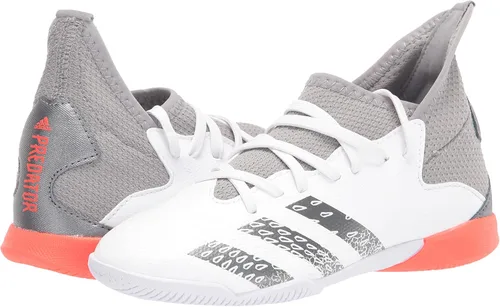 Vista 7 de adidas Freak de depredador interior para niños .3, Cloud WhiteIron MetallicSolar Red