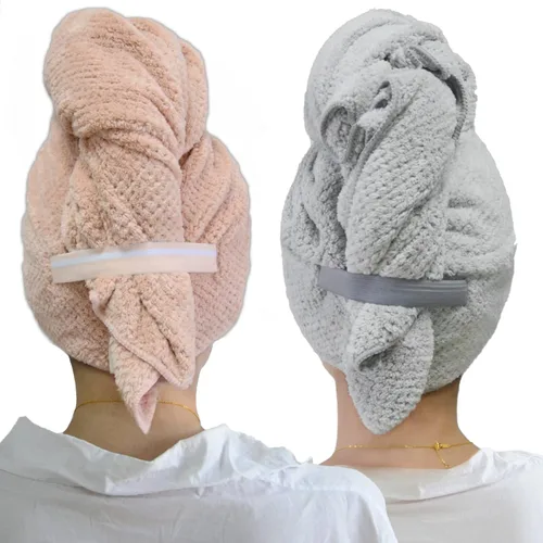 Vista 12 de Chloven Jumbo - Toalla de microfibra grande para cabello grueso para mujer