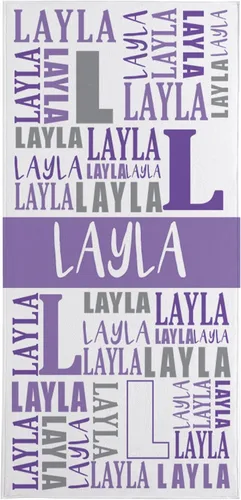 Vista 8 de Let's Make Memories - Toalla de playa personalizada - Toalla de piscina personalizada - Mezcla de algodón/poliéster - Tamaño estándar - Rayas verdes