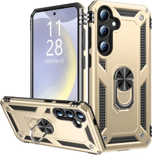 Vista 18 de IKAZZ Funda para Galaxy S21, Grado Militar Resistente a Golpes de Servicio Pesado Cubierta Protectora para Teléfono Pasa Prueba de Caída de 16 pies