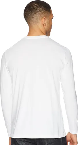 Vista 3 de Psycho Bunny Camiseta de manga larga con cuello en V para hombre