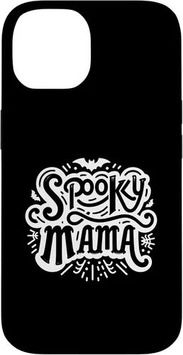 Vista 4 de Spooky Mama Halloween Mom Season Bat Mommy Parent Case for iPhone 16