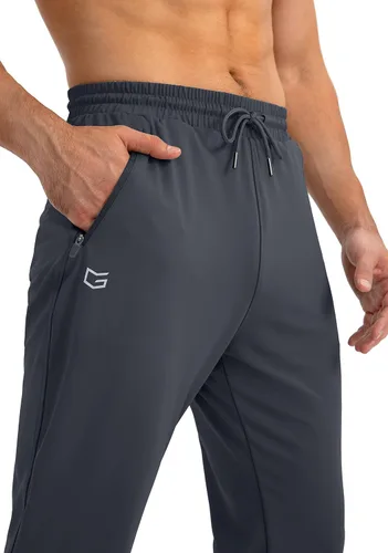Vista 4 de G Gradual Men's Sweatpants with Zipper Pockets Tapered Joggers for Men Athletic Pants for Workout, Jogging, Running