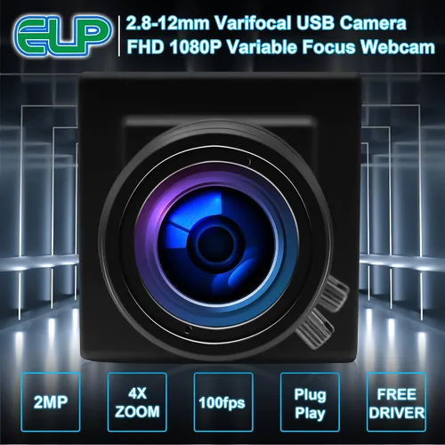 Vista 4 de Webcamera_USB Manual Zoom USB Cámara USB para computadora Mini UVC USB2.0 Webcam 1080P Lightburn Cámara 0.110-0.472 in Cámara Varifocal para PC