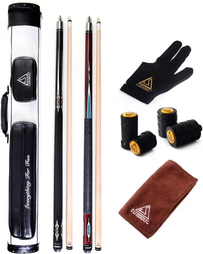 Vista 9 de CUESOUL 19oz Pool Cue Sticks with Hard Pool Cue Case