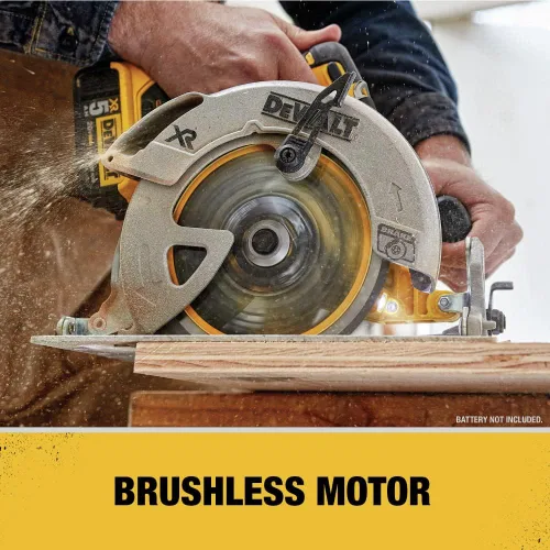 Vista 6 de DEWALT DCS570B sierra circular inalámbrica de 7-1/4 pulgadas, 20 voltios con freno, herramienta sola