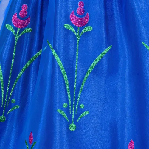 Vista 6 de NALIGO Disfraz de princesa para niñas disfraz de cumpleaños Navidad trajes con accesorios