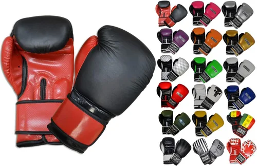 Vista 12 de Guantes de boxeo para entrenamiento de gimnasio Verde neón/negro