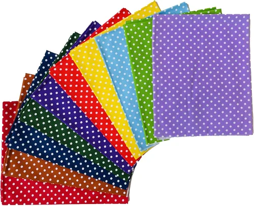 Vista 14 de Paquetes de tela de algodón acolchado de 18 x 22 pulgadas para coser, 10 unidades de flores blancas y negras 18" x 22" Fat Quarters Quilting