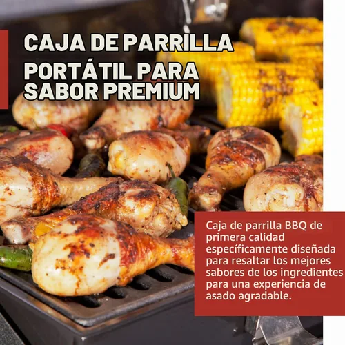 Vista 3 de Camp Chef BB90L Caja de Parrilla Barbacoa Profesional para Estufas Orange Flame de 16